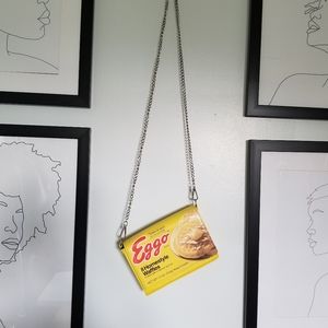 🥞 Novelty Eggo Waffle Crossbody Bag